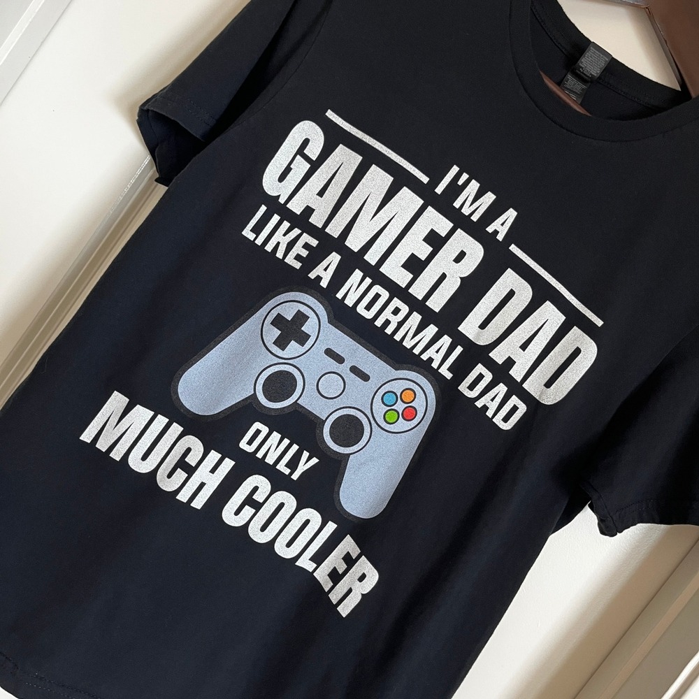 Men's Gildan Gamer Dad TShirt Medium